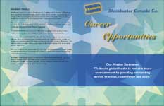 Blockbuster Career Opportunities Brochure